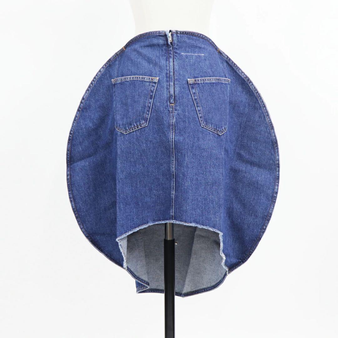 【完売品 タグ付き】マルジェラ デニム スカート 丸 円