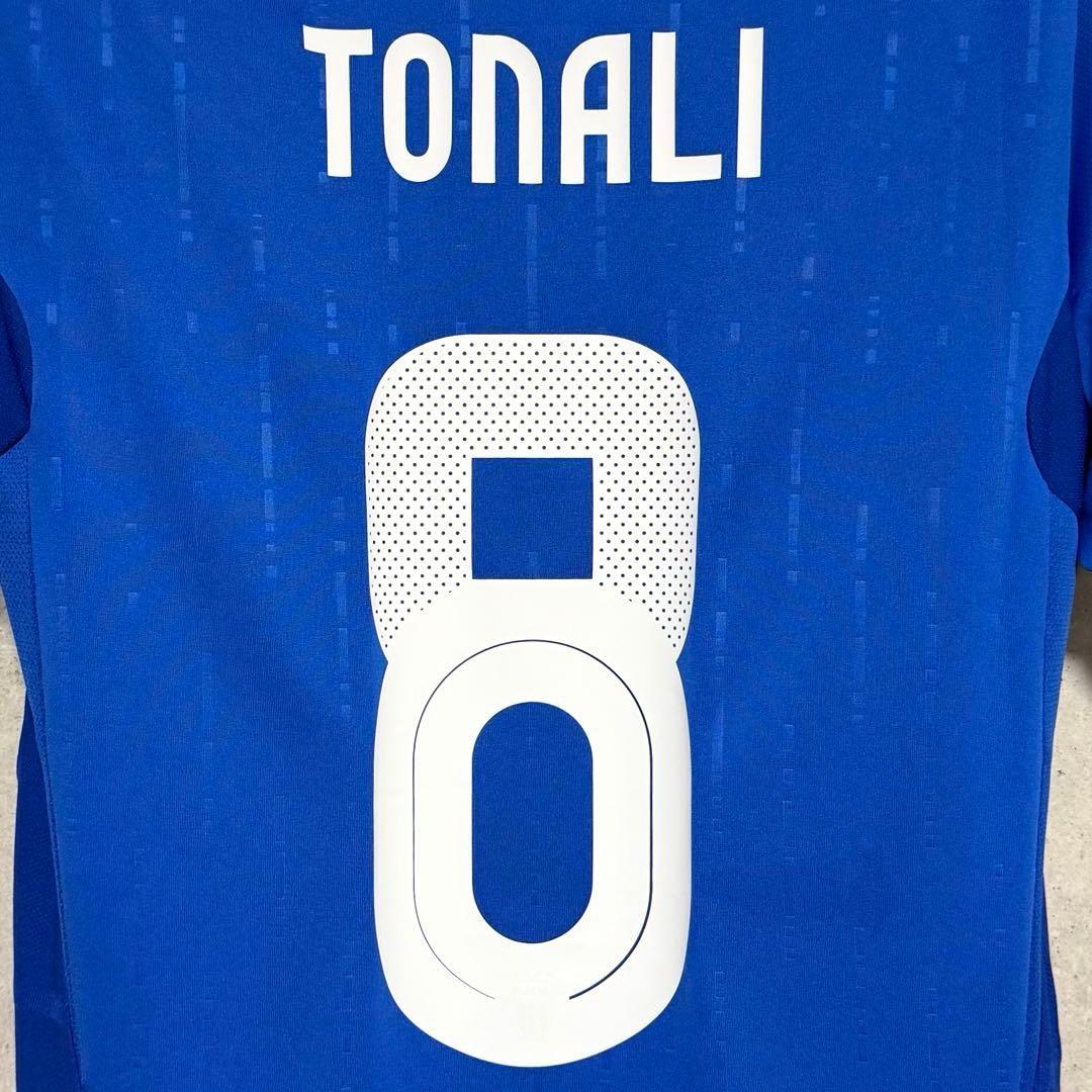 【新品/タグ付き】2024 イタリア代表 ♯8 トナーリ【XLサイズ】選手仕様