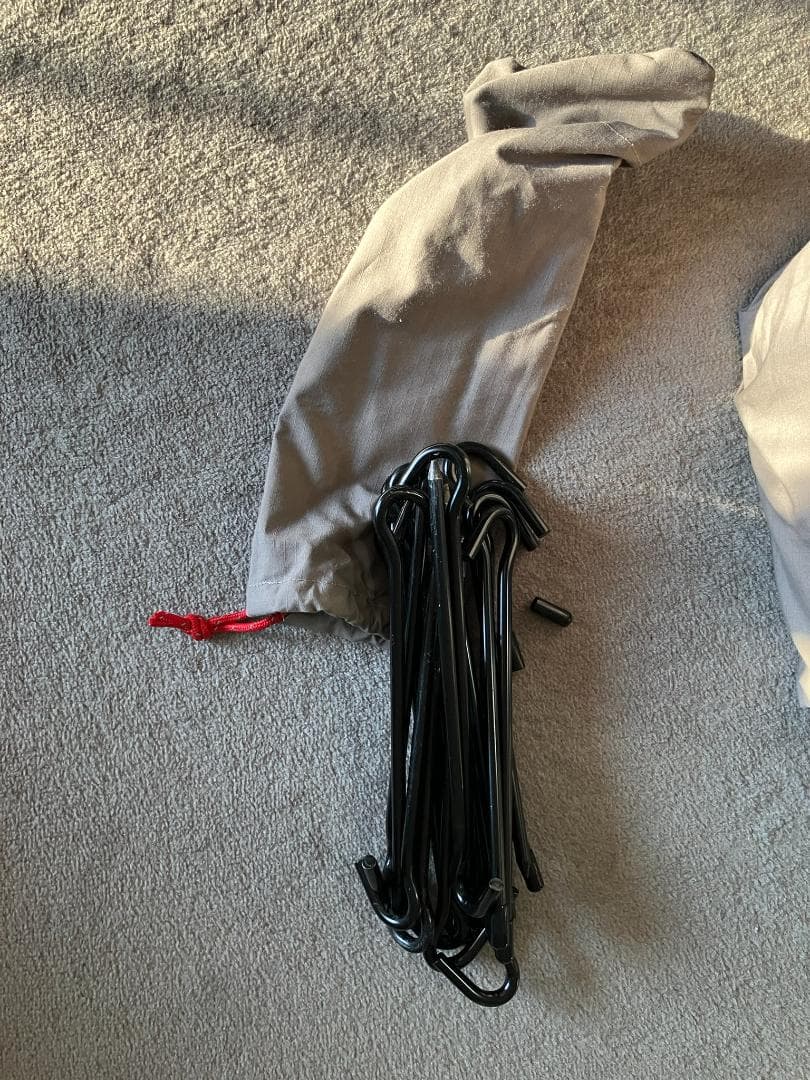 クイックキャンプのワンポール　インナーテント付きテント