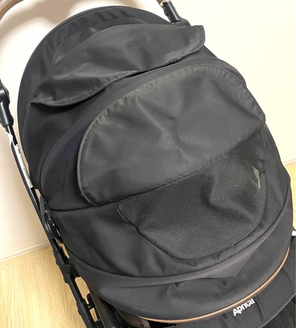 ✨1200台限定モデル✨Aprica ラクーナビッテクッション ブラック 黒