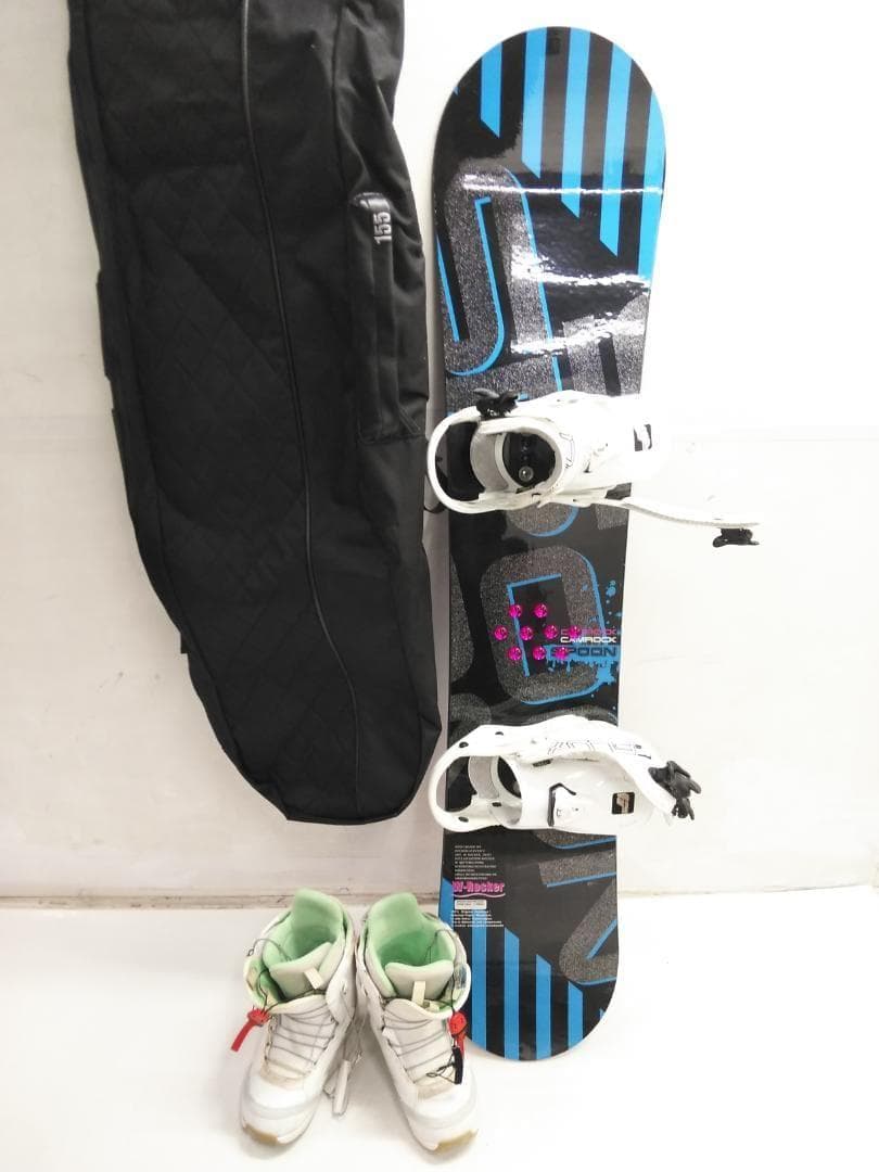 SPOON レディース スノーボード3点セット 145cm ブーツ24.5
