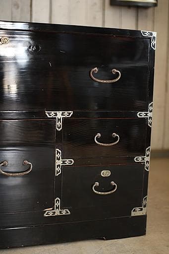 古いチェスト　引き出し4杯　タンス