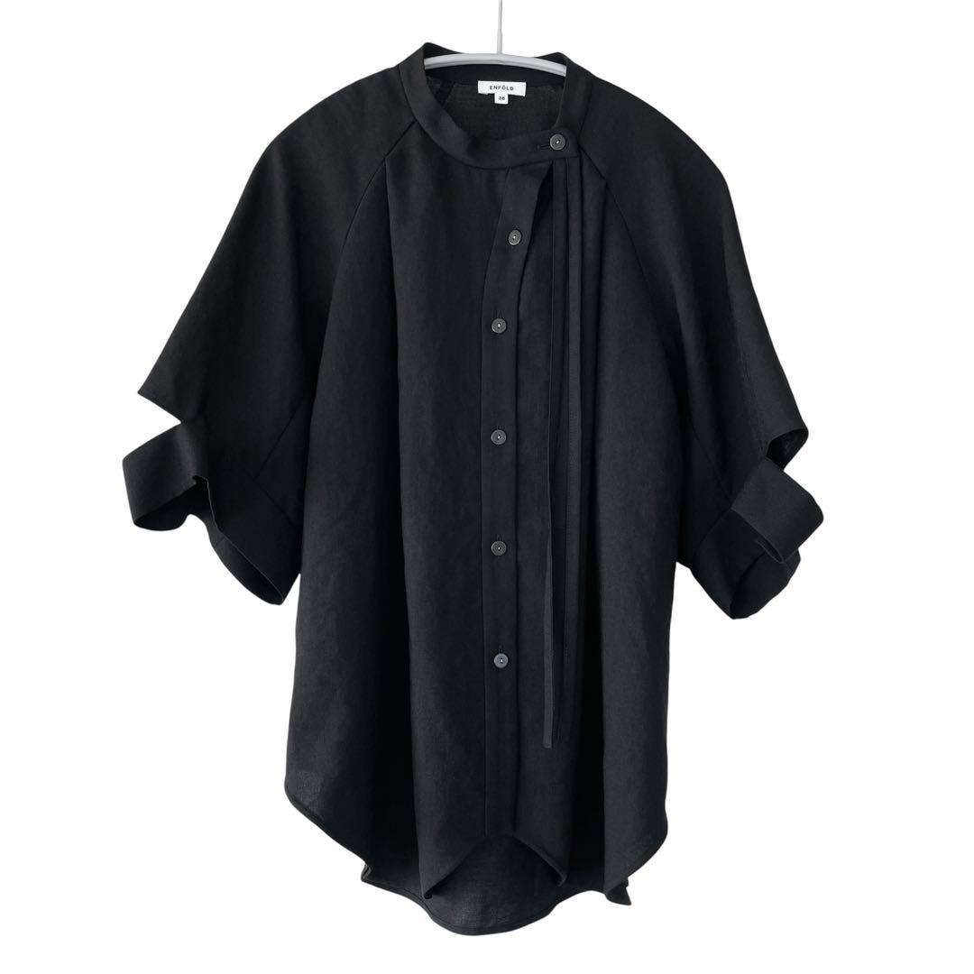 2024美品 ENFOLD エンフォルド TWO-WAY NECK BLOUSE
