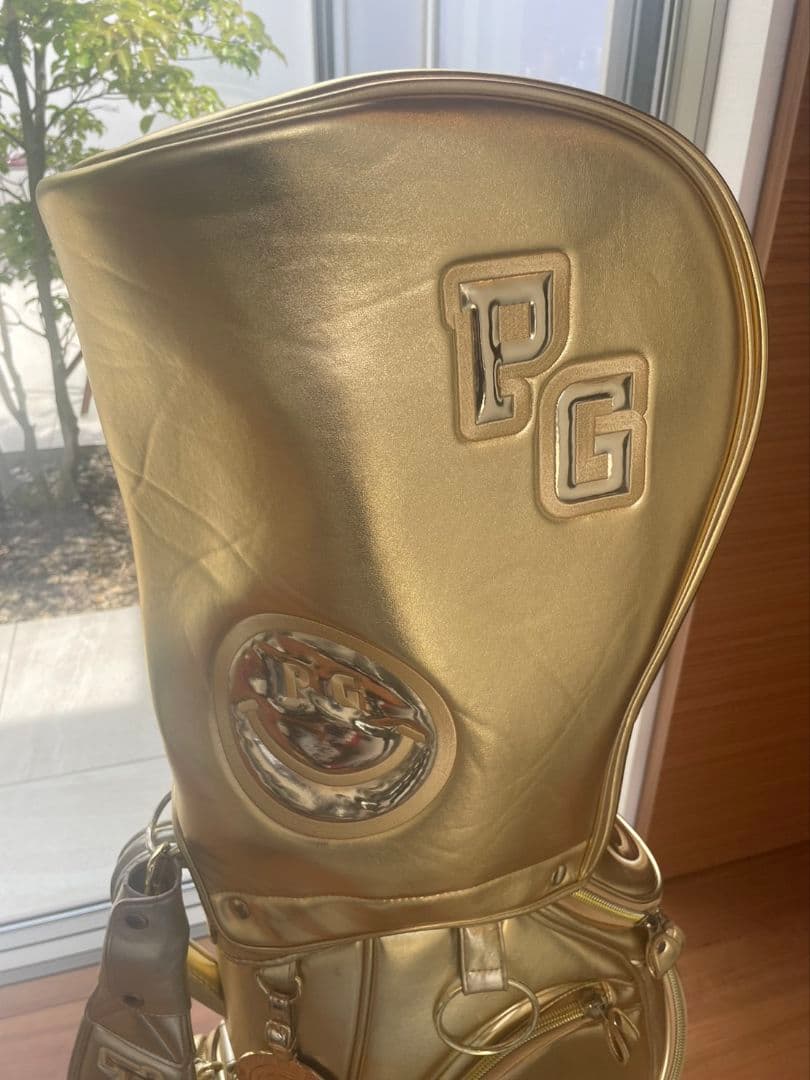 【特大袋付き♪】PEARY GATESゴールド限定モデルキャディバッグ