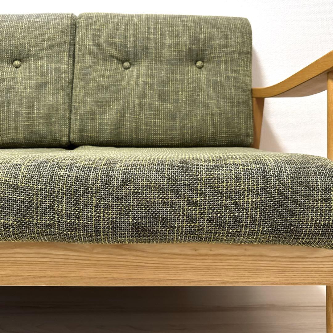Re:CENO 2人掛けソファ　Henry グリーン