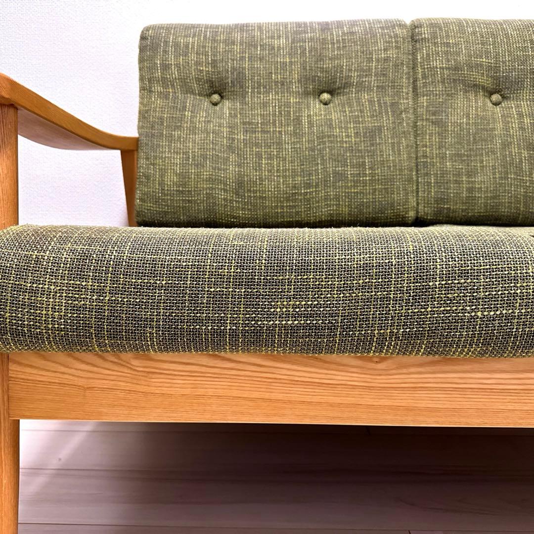 Re:CENO 2人掛けソファ　Henry グリーン