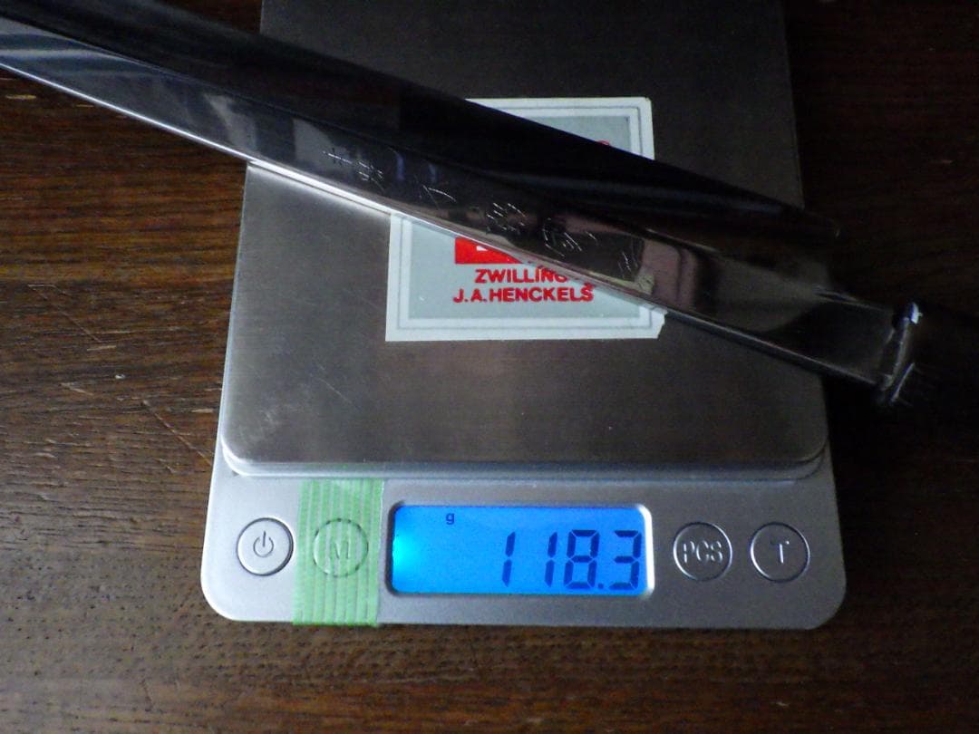 本焼★不動國行作・河豚引き包丁/水牛八角柄★昭和ビンテージモデル