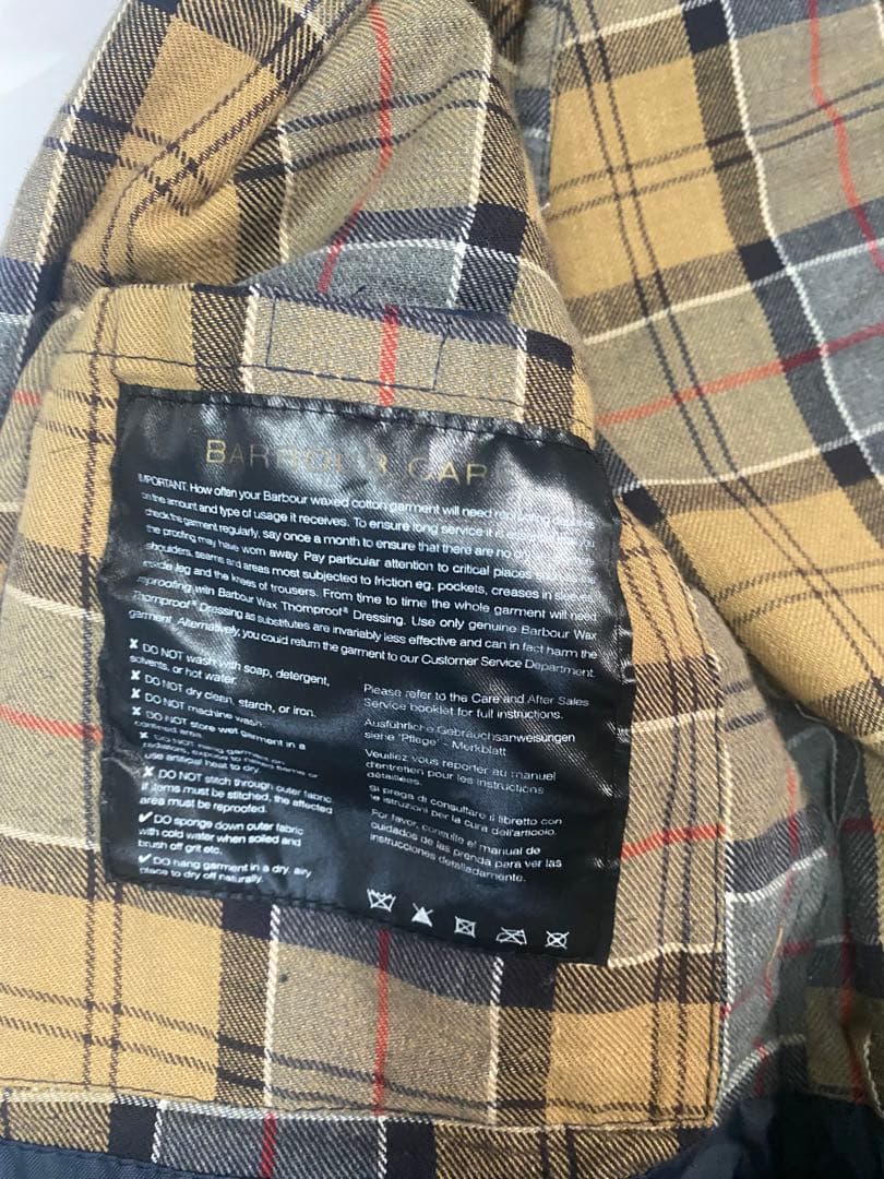 O*S様 最終値下げ】Barbourバブアービデイルワックスオイルドジャケットネ