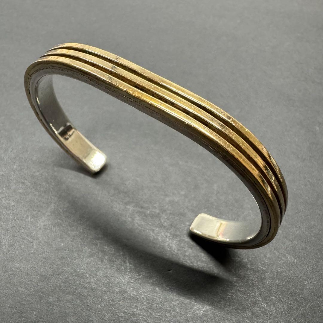【12k × sterling silver】navajo バングル
