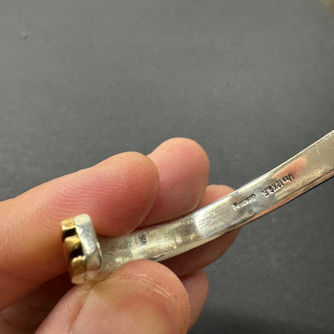 【12k × sterling silver】navajo バングル