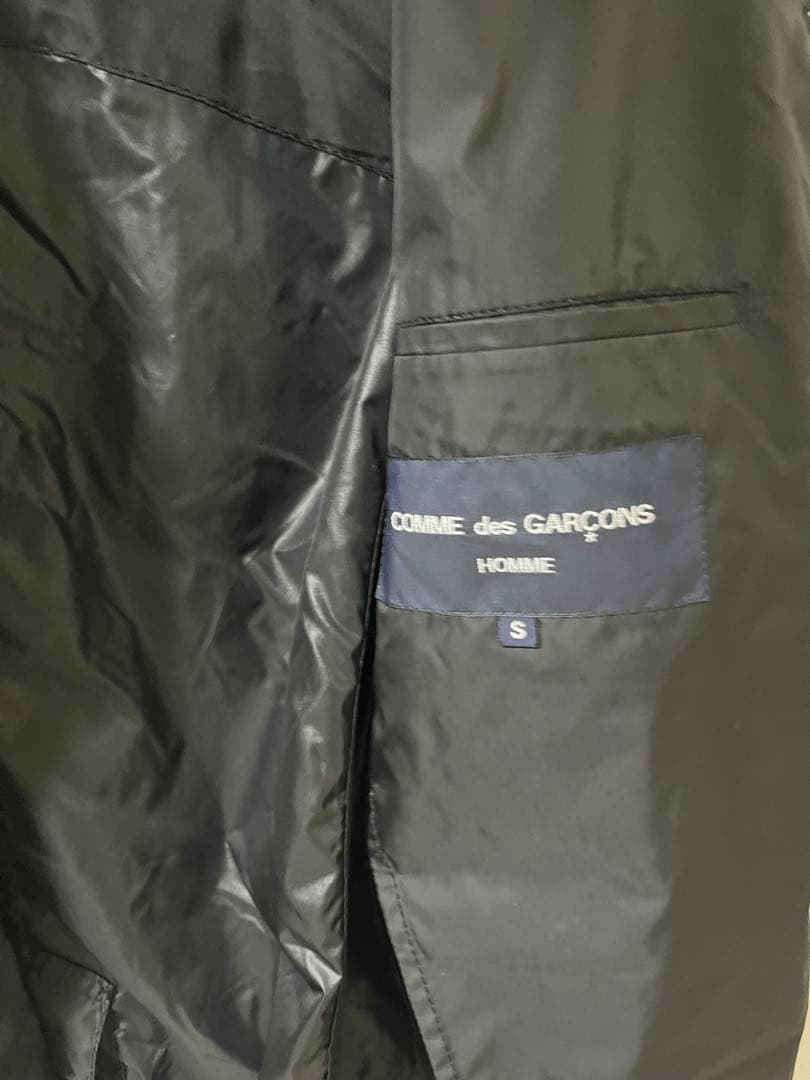 COMME des GARCONS HOMME ステンカラーコート S 黒
