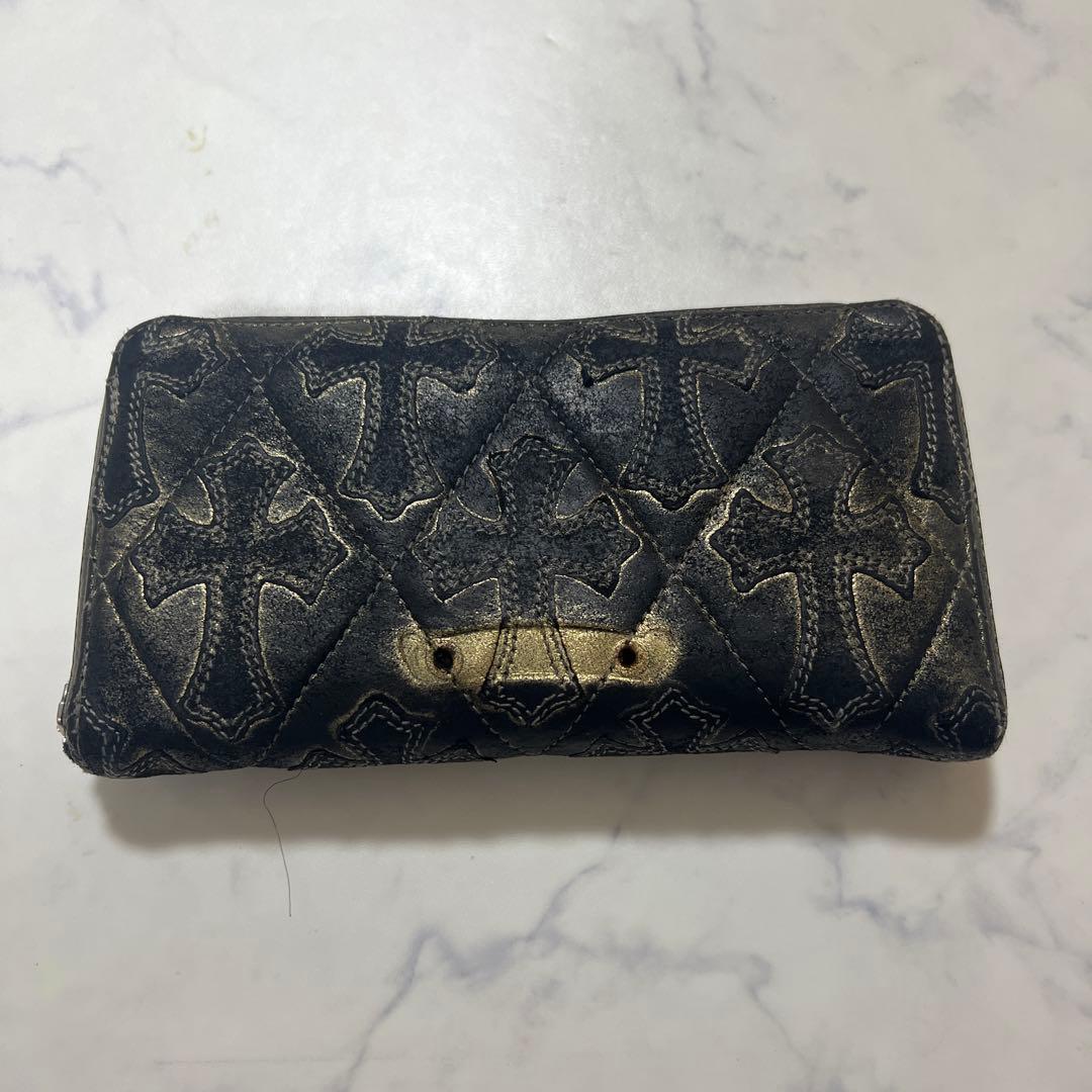 クロムハーツ　セメタリーパッチキルティング長財布