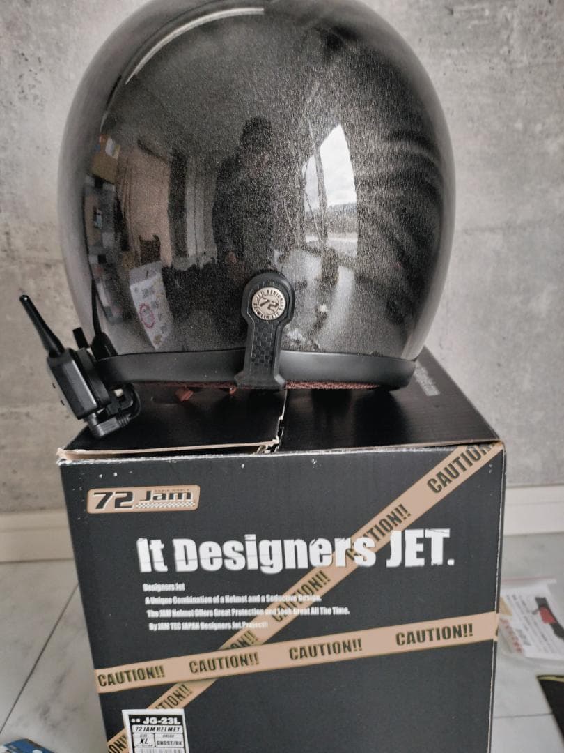 と*ち様 72JAM JG-23L ジェットヘルメット XL インカム シールド