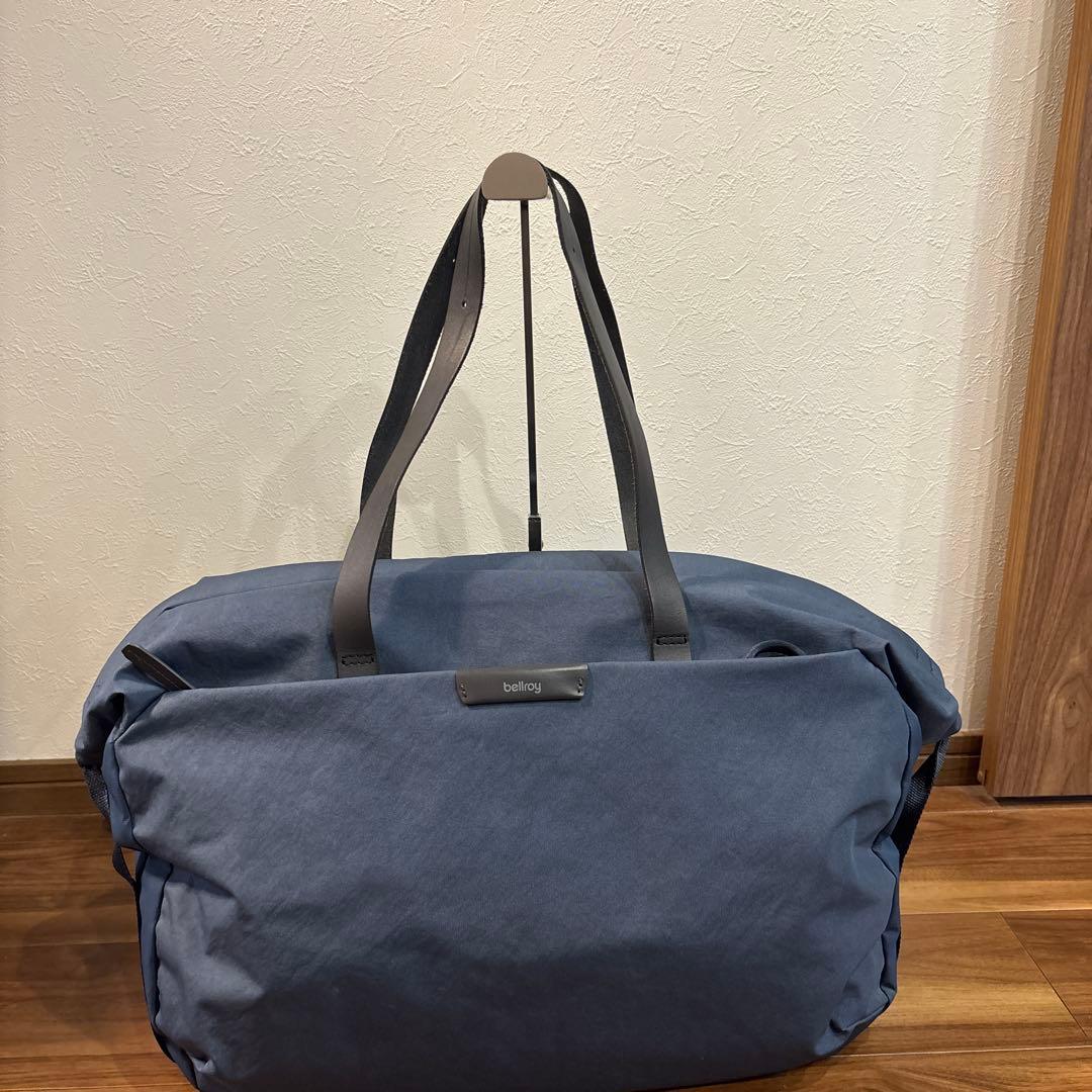 【美品】Bellroy Flightバッグ 大容量 ボストン 軽量 クラムシェル