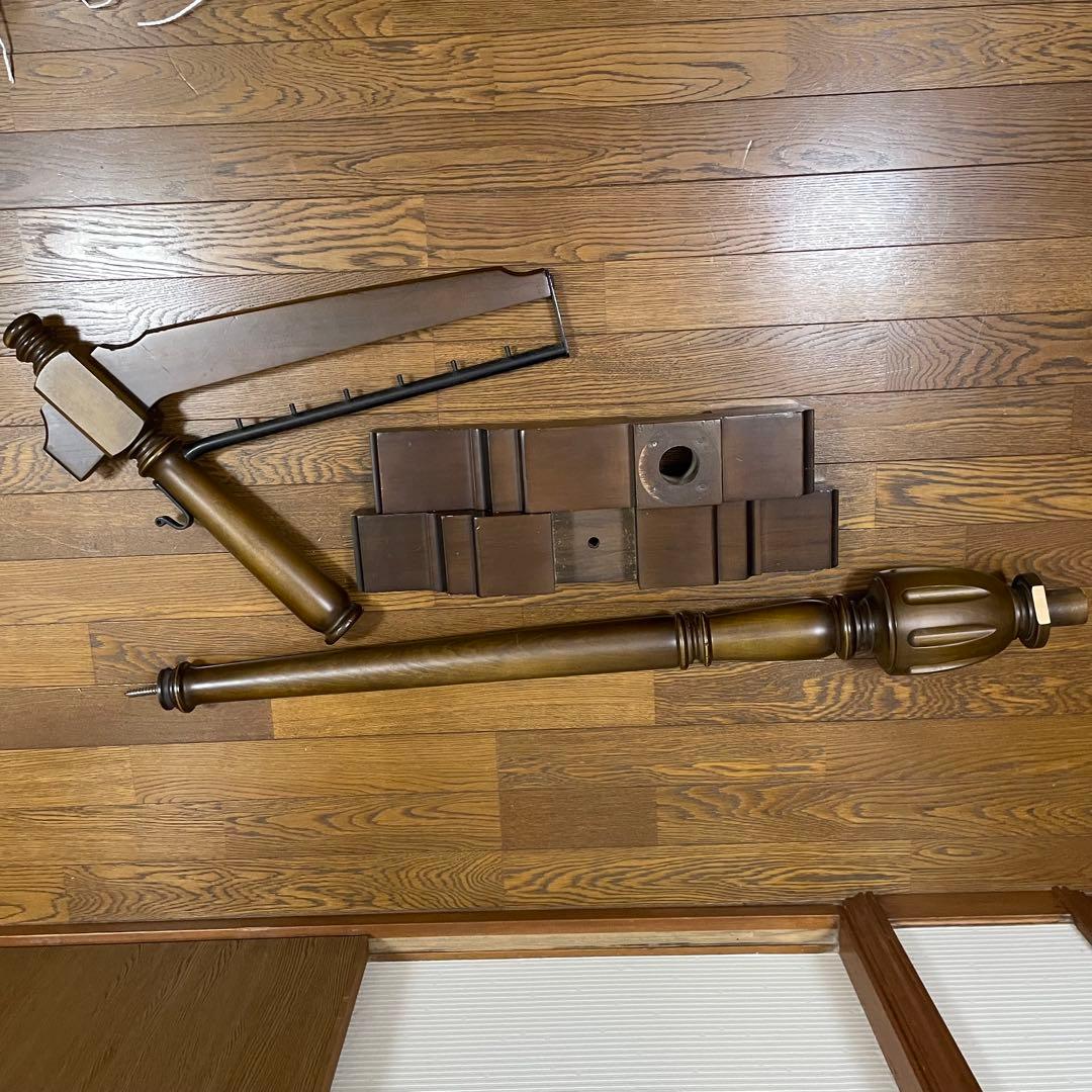 アンティーク　コートハンガー　ウォルナット