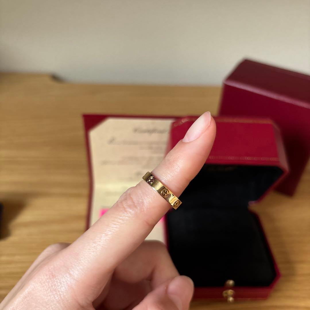 Cartier ミニラブリング ラブリング スモールモデル　K18YG