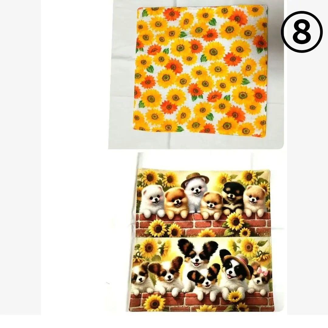 Yourelia様】ハンドメイドオーダー★犬★ガーゼハンカチ　21点