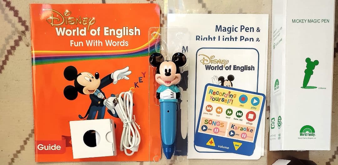 2024年　DWE ミッキーマジックペンセット　ディズニー英語システム　dwe