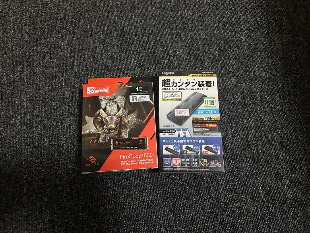 新品未開封FireCuda 530 1TB M.2 NVMe SSD