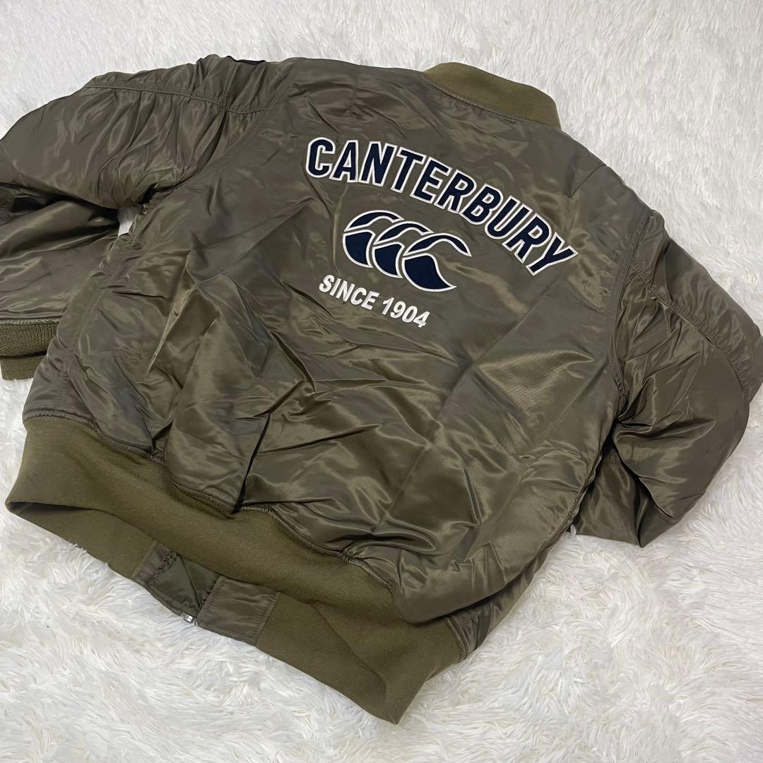 美品 Canterbury カンタベリー MA-1 フライトジャケット ブルゾン