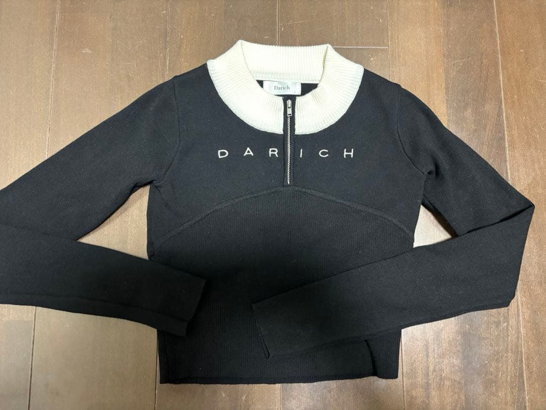 darich ニットセットアップ ブラック トップスのみ