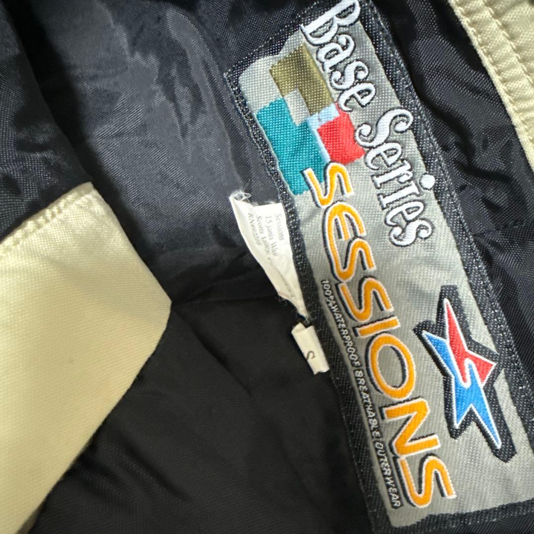 Sessions スノーボードパンツ アイボリー 入手困難 当時物 ヴィンテージ