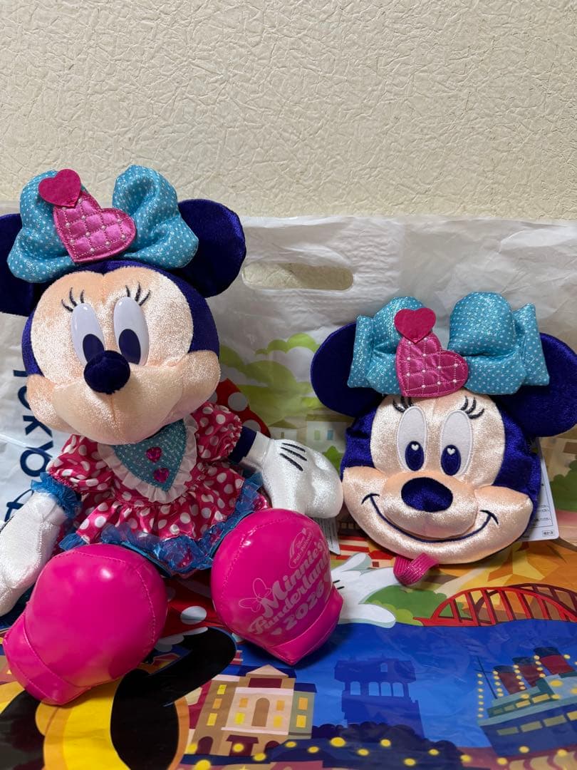 ディズニー　パルパルーザ　ミニー　ファンダーランド　ぬいぐるみ　ショルダーバッグ