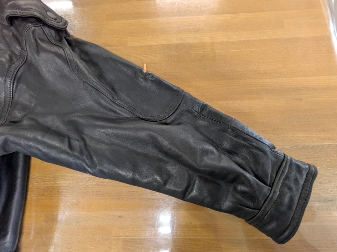 ラムレザー　ダブルブレストレザージャケット　U0922