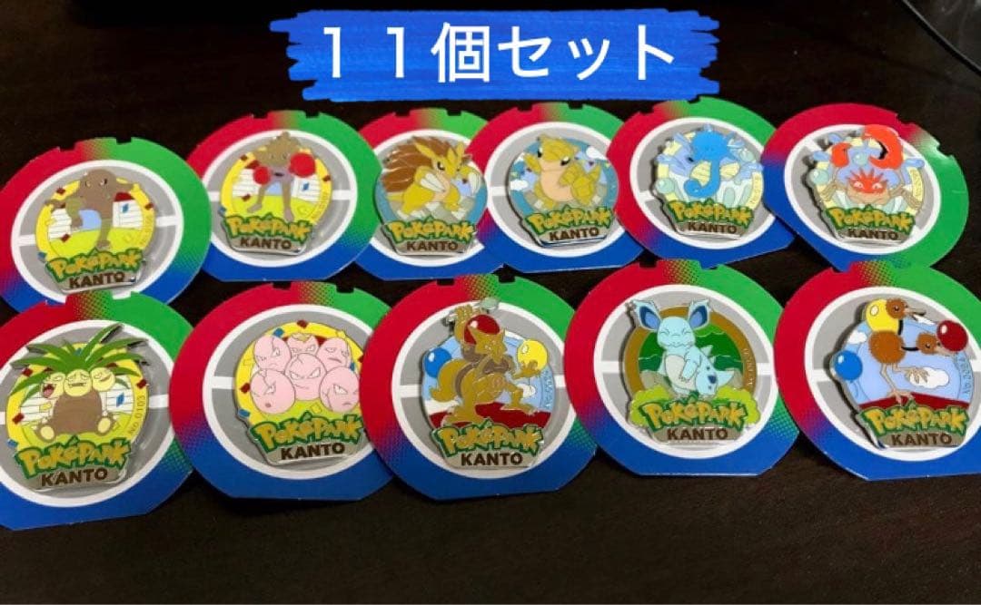 ポケパーク ポケパークカントー ピンバッジ11個セット 被りなし