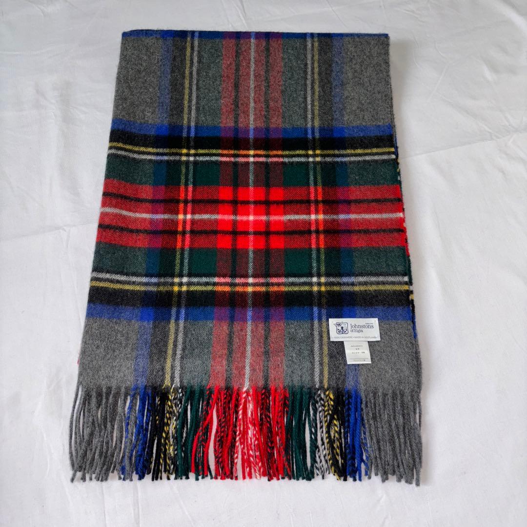 Johnstons of Elgin カシミヤ　大判ストール