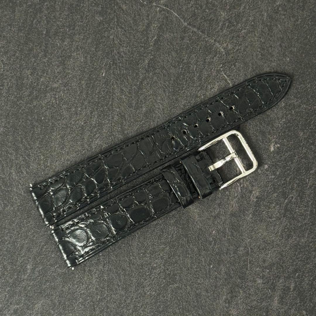 HERMES エルメス クロコダイル 時計 ベルト ケープコッド Hウォッチ C