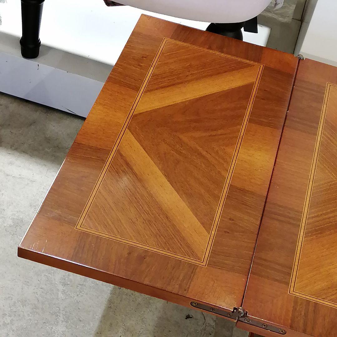 N【極美品】ヨーロピアンクラシック 拡張式 センターテーブル ローテーブル