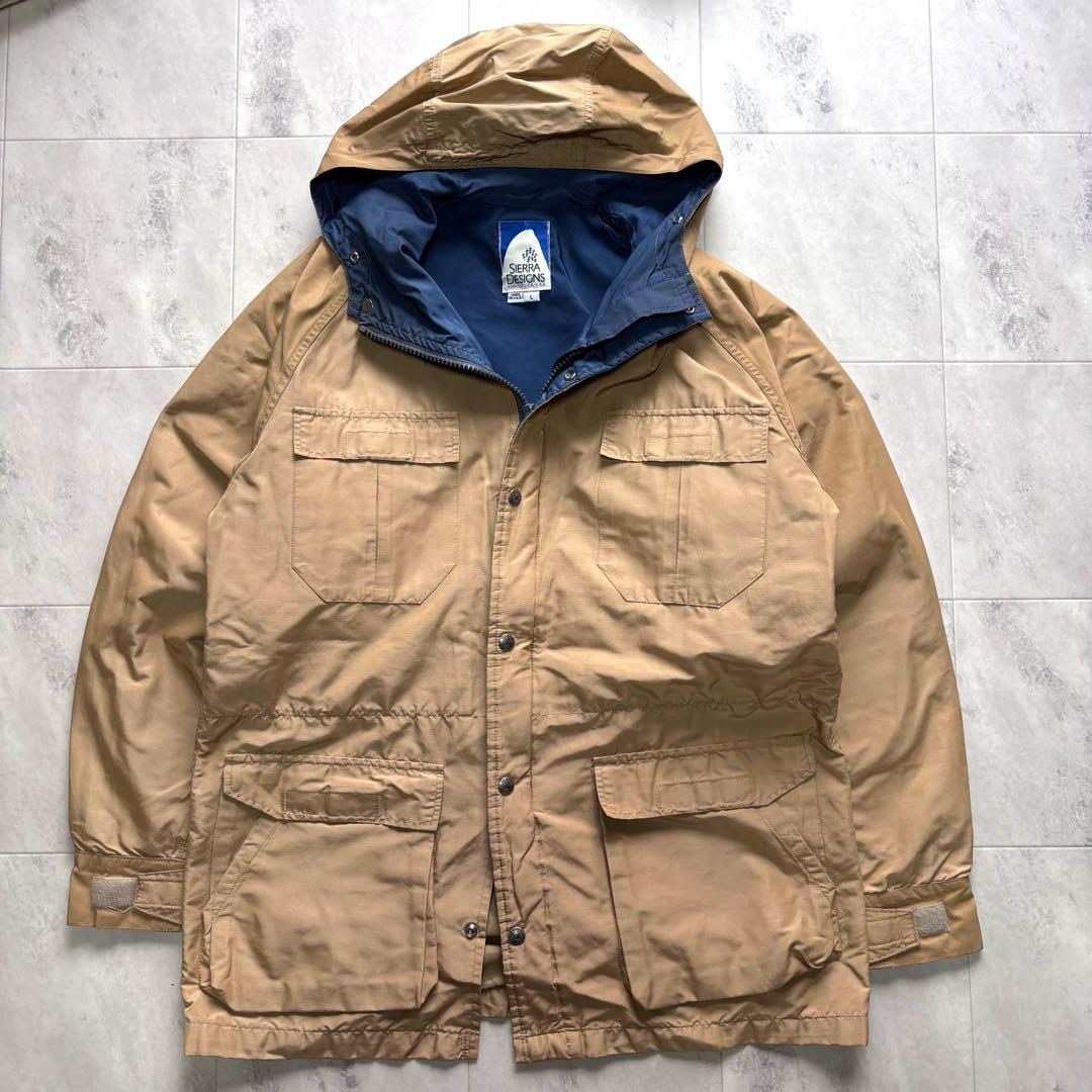 【美品】80s シェラデザイン ロクヨンパーカー USA製 Lサイズ 8本杉