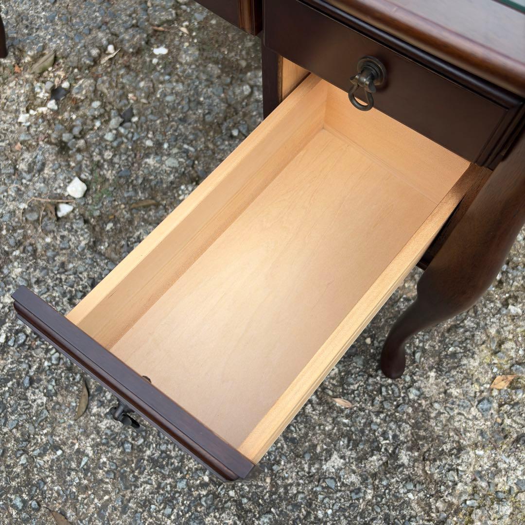 マルニ木工 maruni ベルサイユ ドレッサー 猫脚 鏡台 化粧台 椅子付き