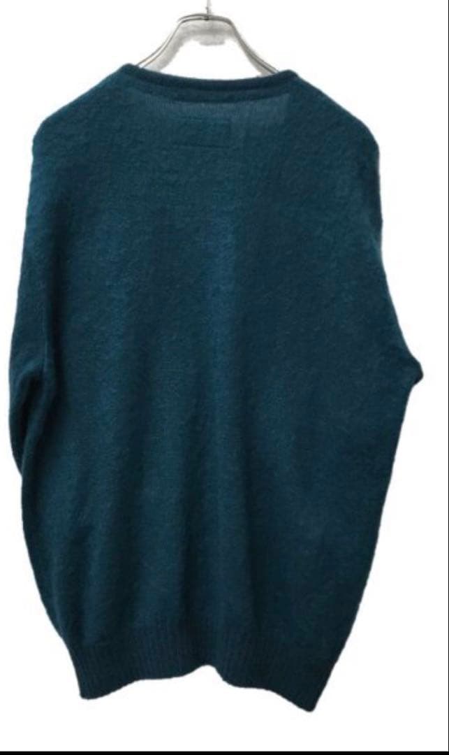 WAKOMARIA ワコマリア モヘアカーディガン 20FW ターコイズルー