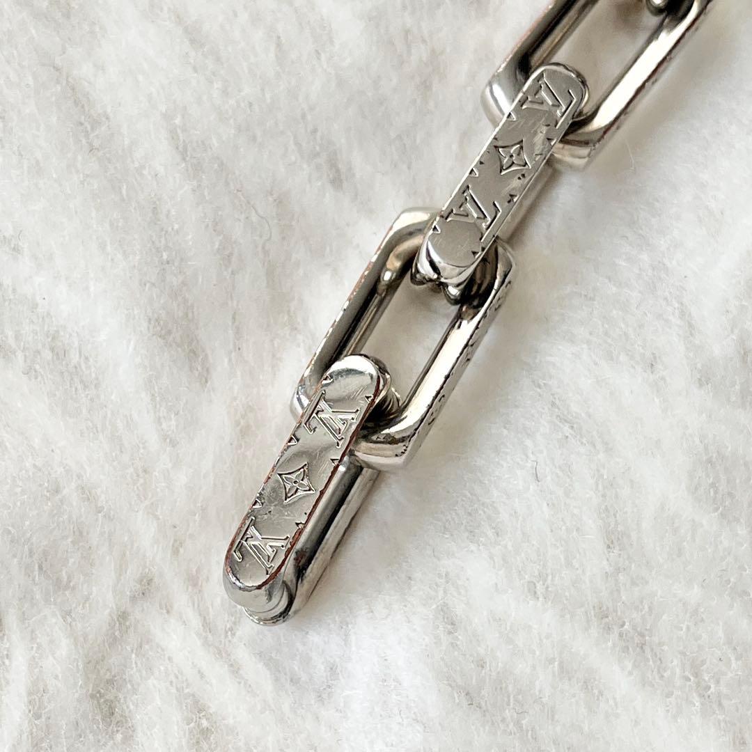 ルイヴィトン　モノグラム　ブレスレット　バングル M64224 コリエ　シルバー