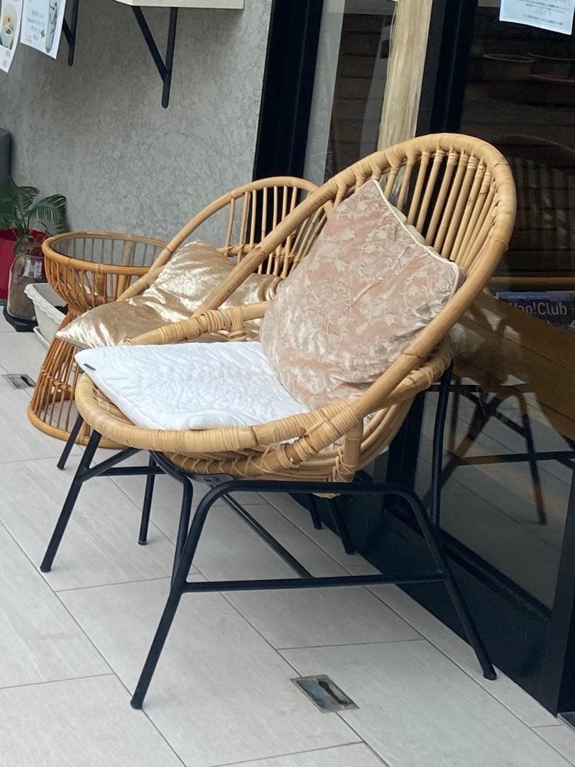 サンフラワーラタン C5901NX ラタン パーソナルチェア カフェ椅子