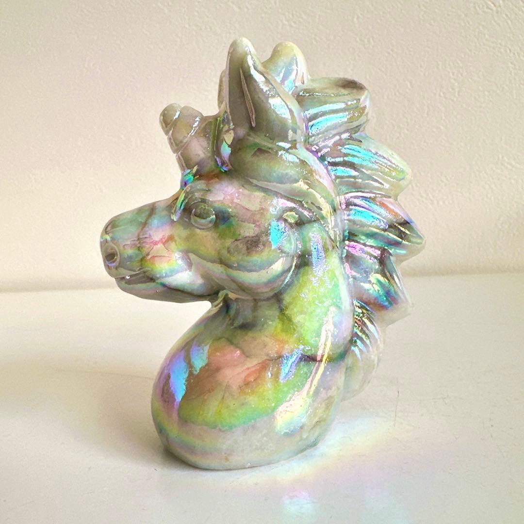 エンジェルオーライエロー翡翠　ユニコーン　天然石