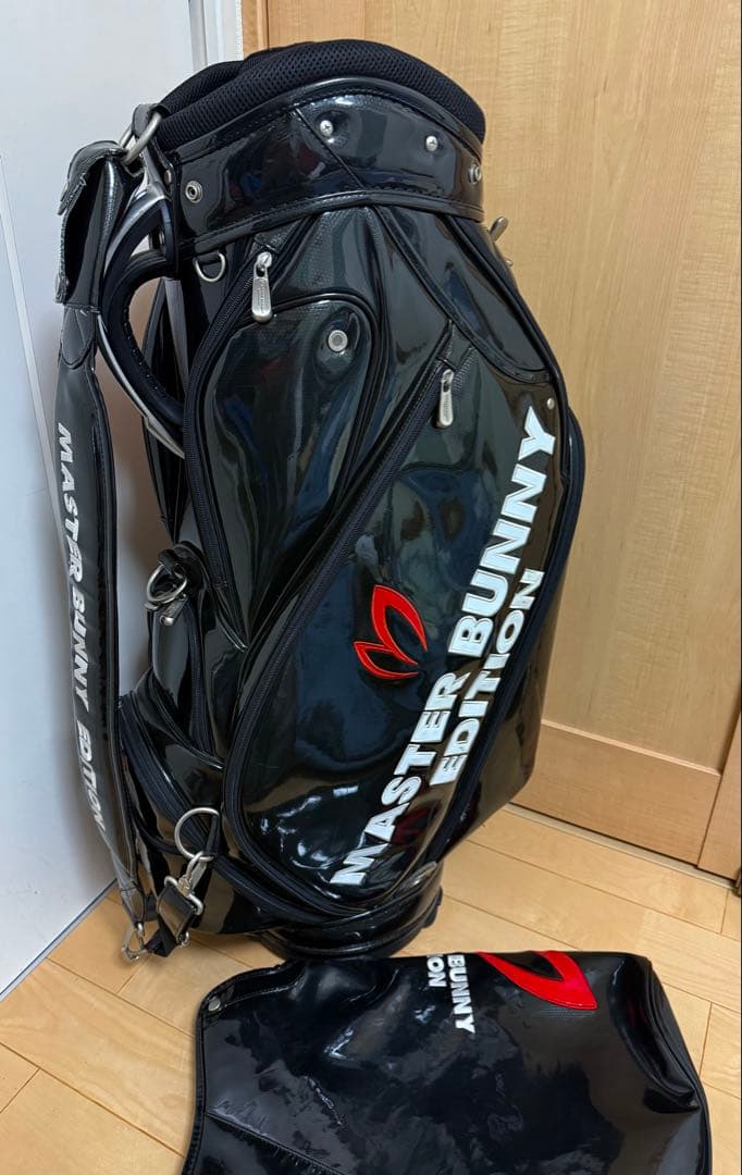 完売★マスターバニー★キャディバッグ★ゴルフ★パーリーゲイツ★ゴルフバッグ★黒