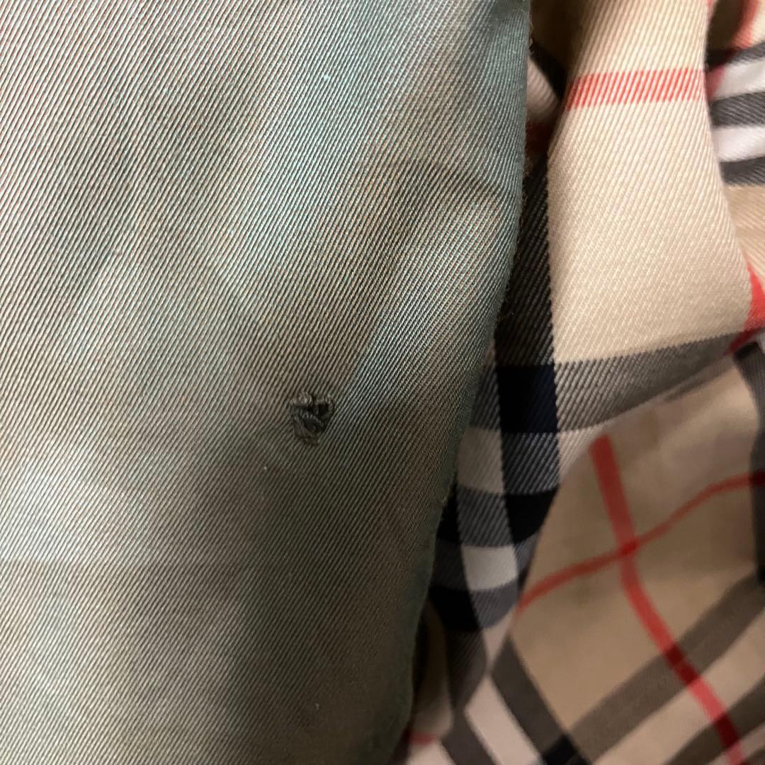 バーバリー ステンカラーコート 玉虫色 90s