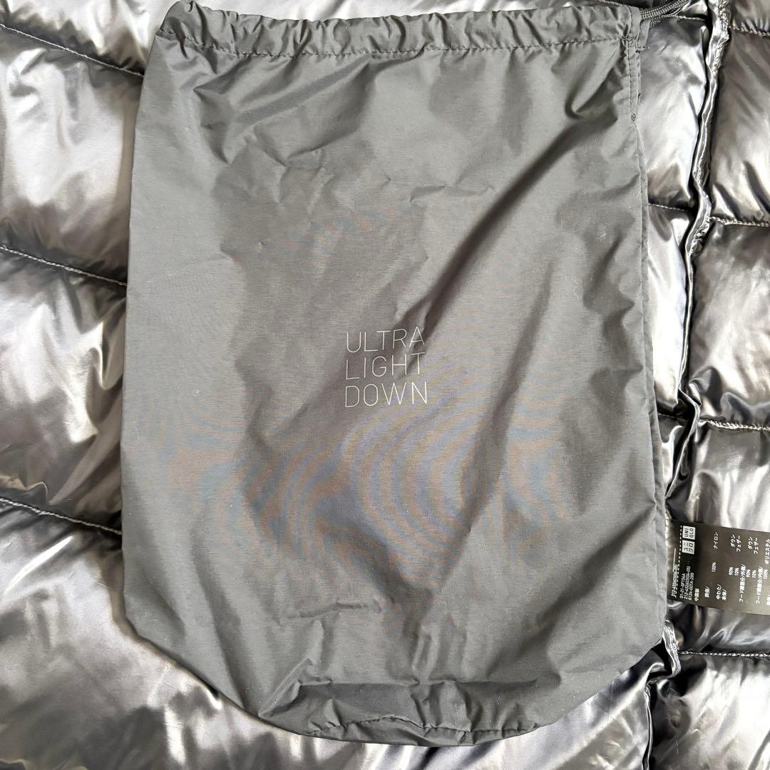 【新品】ユニクロ +J ウルトラライトダウンフーデットコート　M ブラック