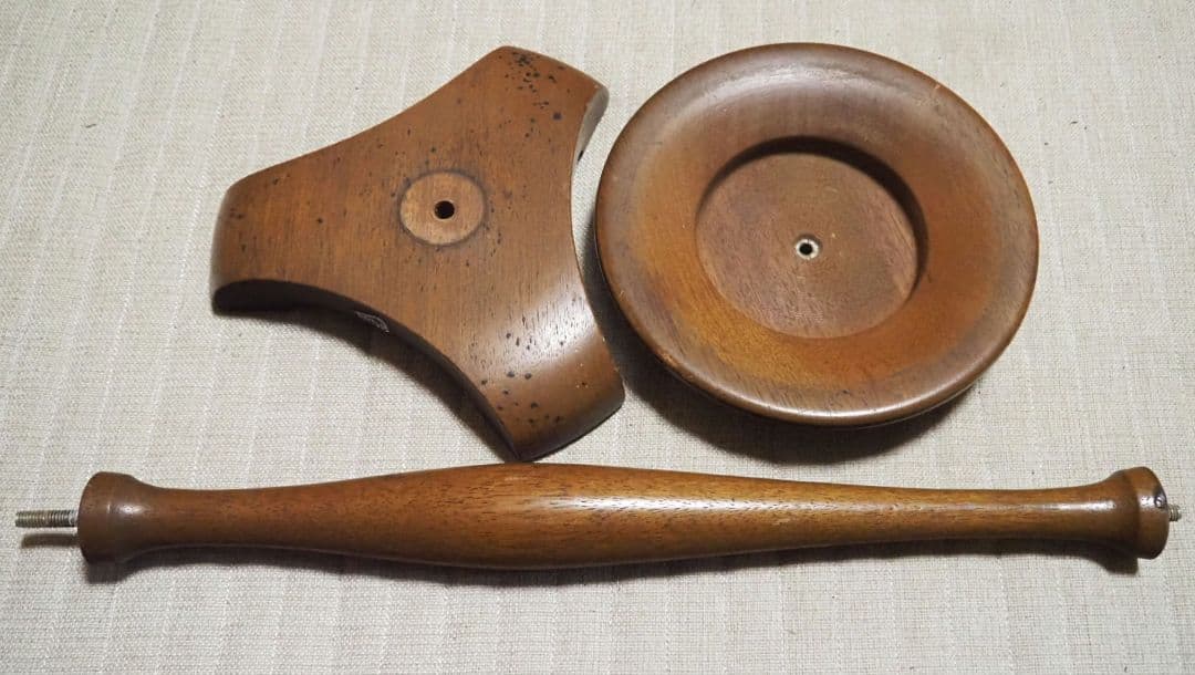 MARUNI 木製アンティークスタンド 灰皿スタンド