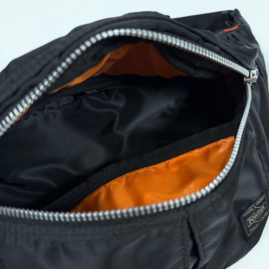 【未使用級】ポーター　ボディバッグ　ナイロン　タンカー　ブラック　メンズ