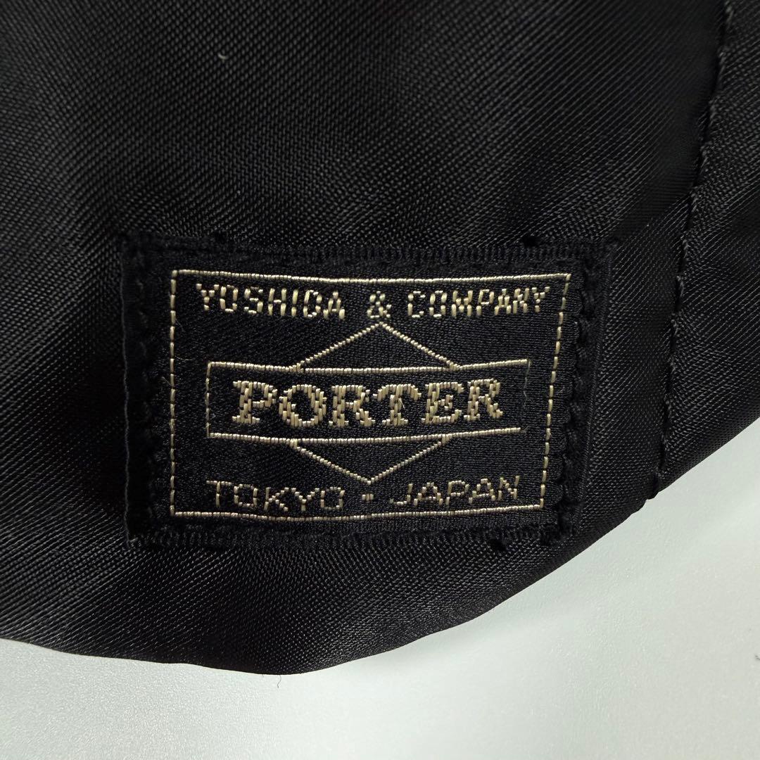 【未使用級】ポーター　ボディバッグ　ナイロン　タンカー　ブラック　メンズ
