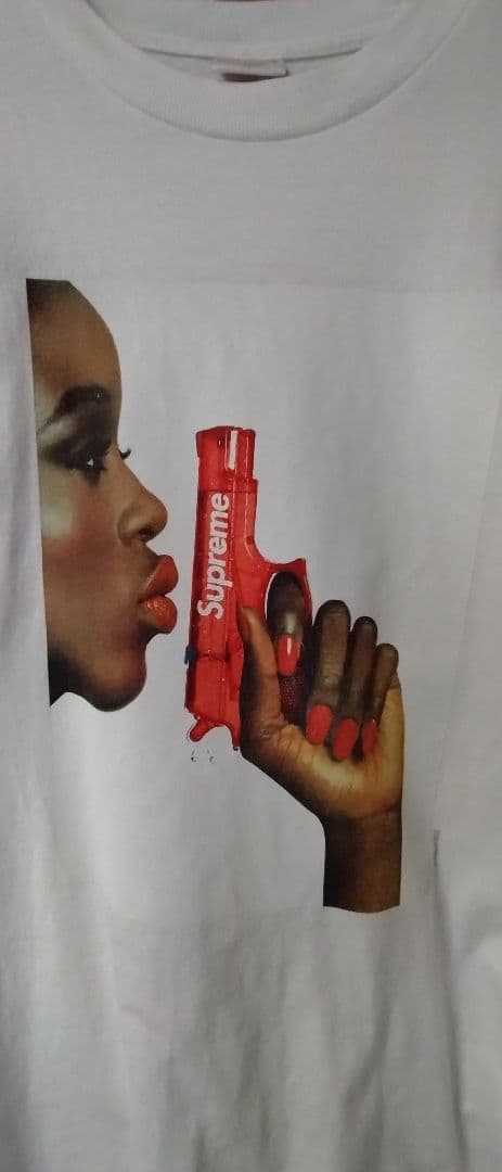 Supreme【21SS】Water Pistol Tee ホワイト M