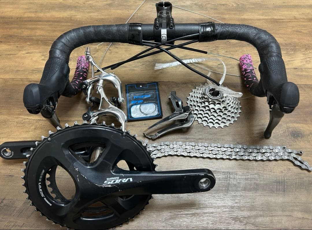 クラリス、テクトロ　コンポセット　スパカズ、ボントレガー、ステム付き　中古品