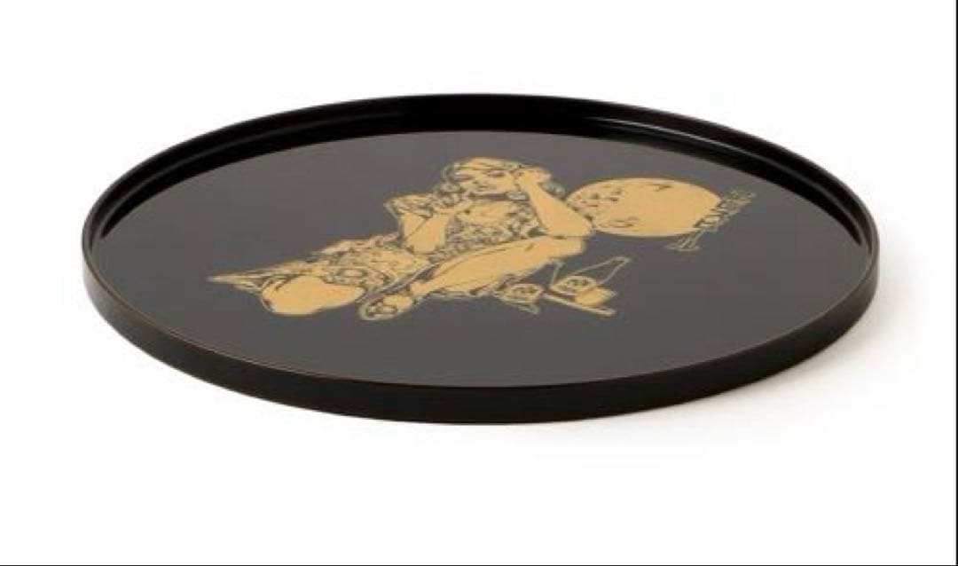 ヱビスビール × 荒木飛呂彦 山田平安堂 丸盆 Moonlight Rocket