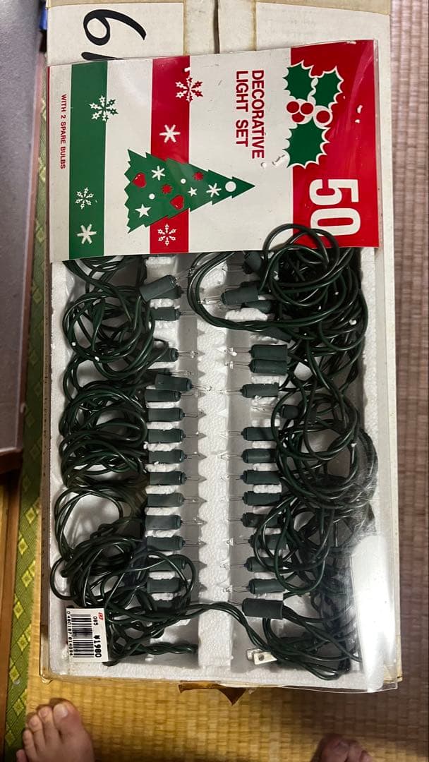 クリスマスツリー電飾、飾り　アメリカ製含む