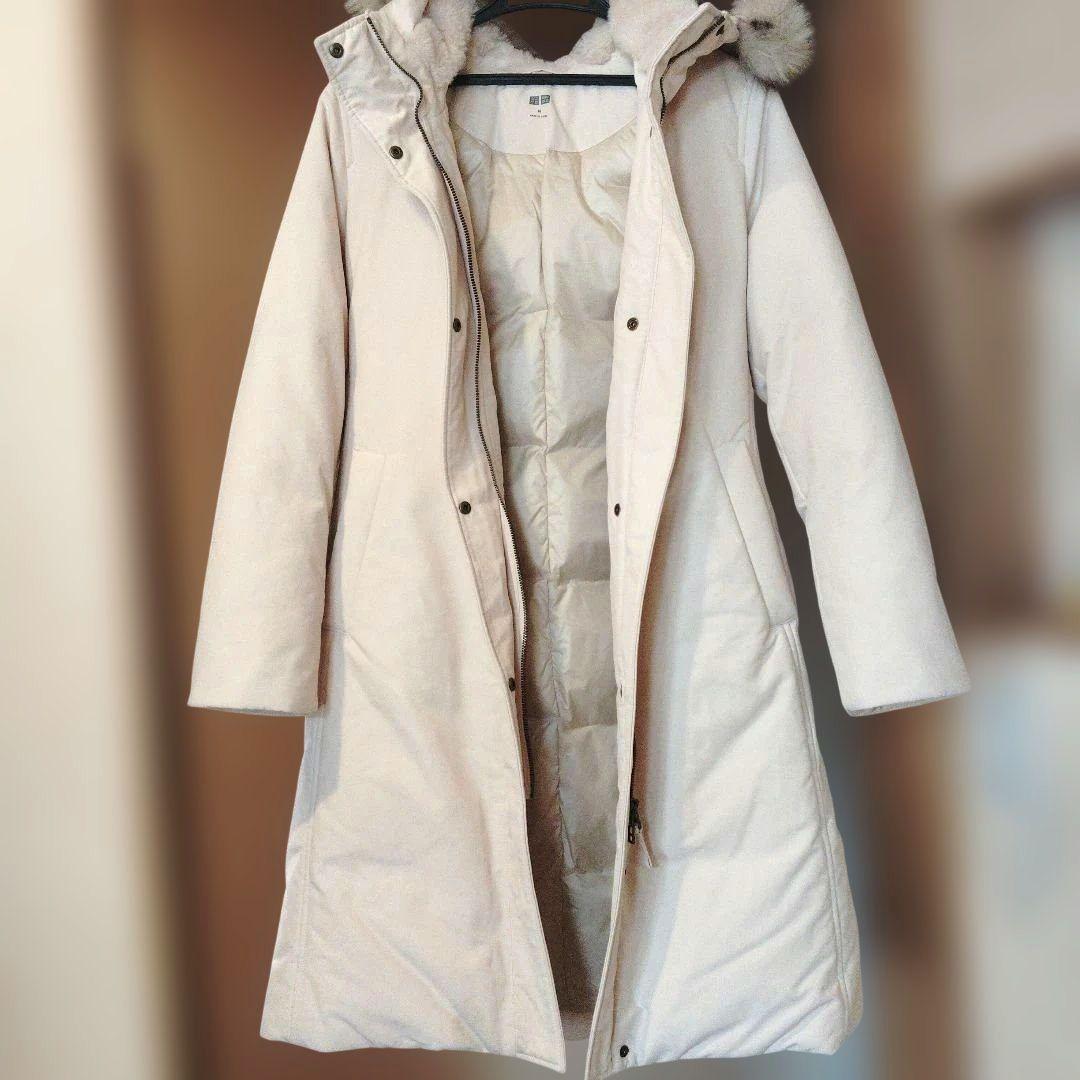 UNIQLO ウルトラウォームハイブリッドダウンロングコート M ユニクロ