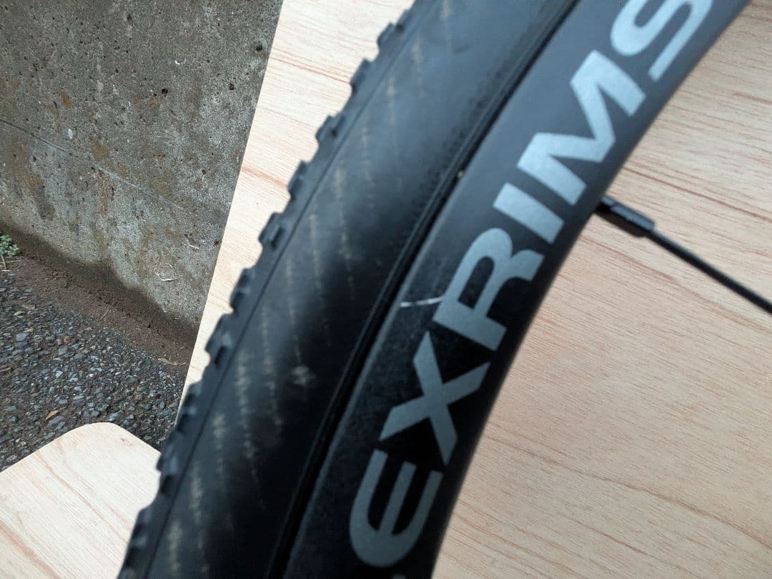 ALEXRIMS CXD4　前後セット　スプロケ・タイヤ・ローター付き